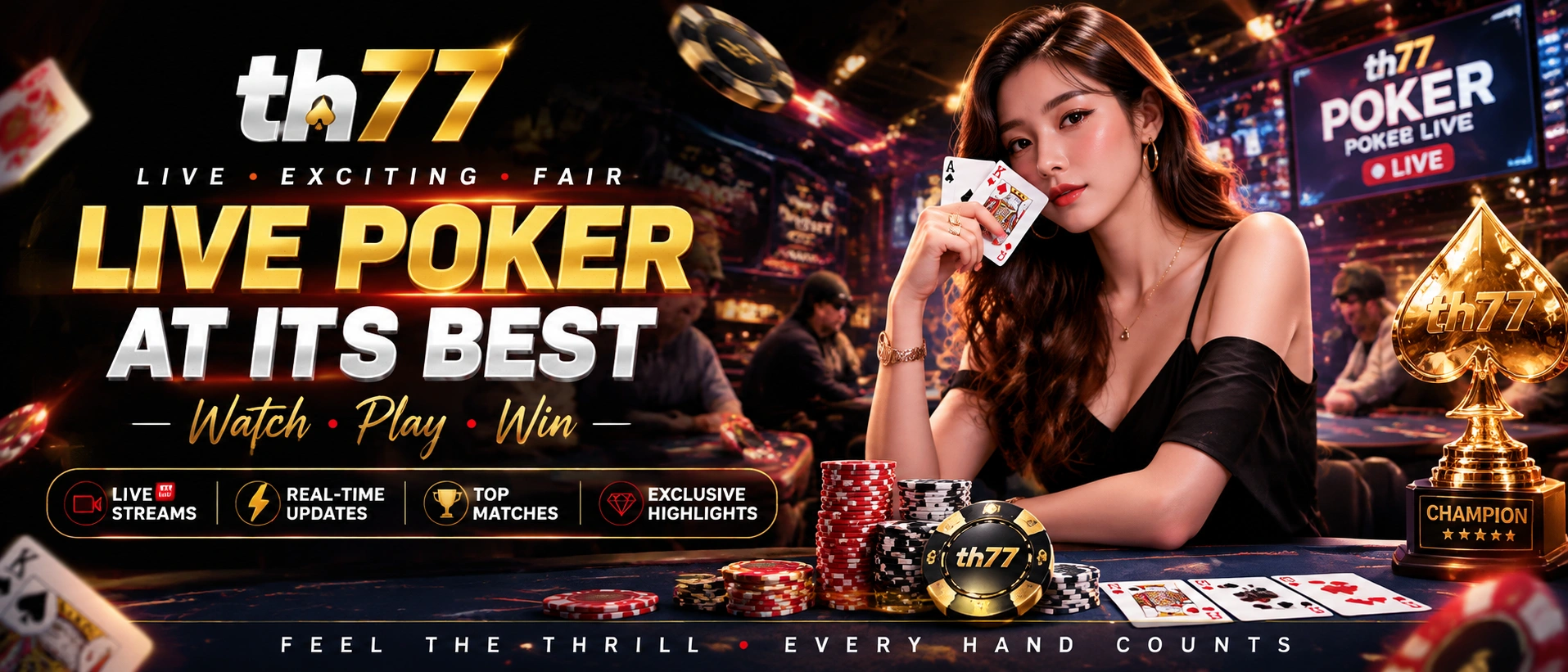 TH77 Poker featured table visual 3